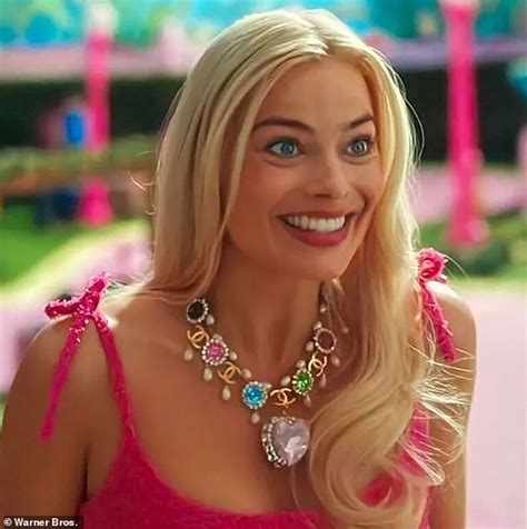 margot robbie chanel contract|margot robbie barbie chanel necklace.